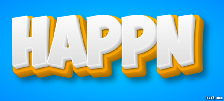 Happn Texteffekt