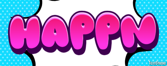 Happn Texteffekt