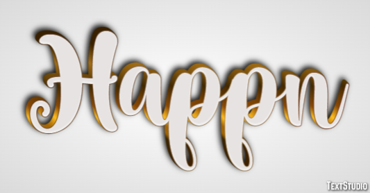 Happn Texteffekt