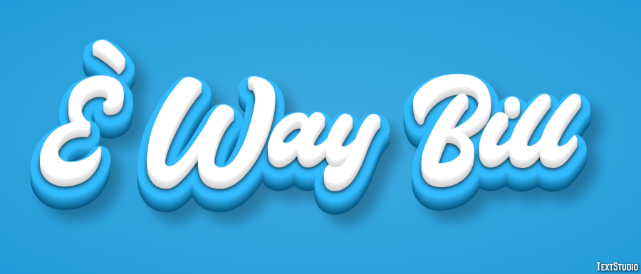 È Way Bill Effetto testo