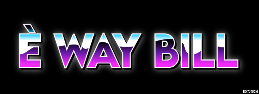 È Way Bill Effetto testo