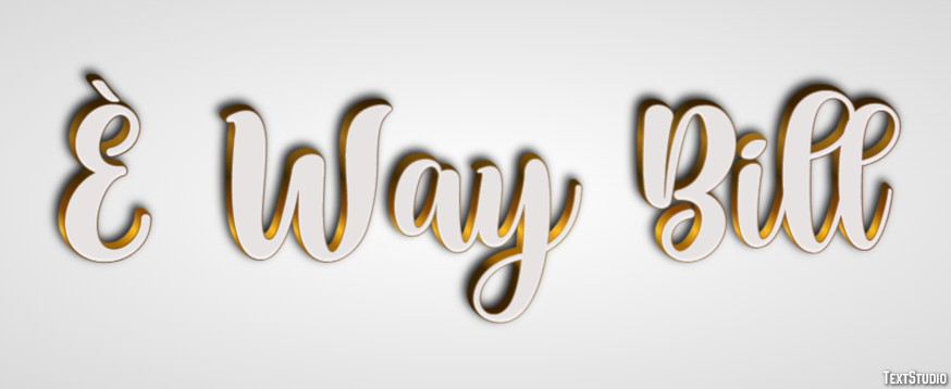 È Way Bill Efecto de Texto
