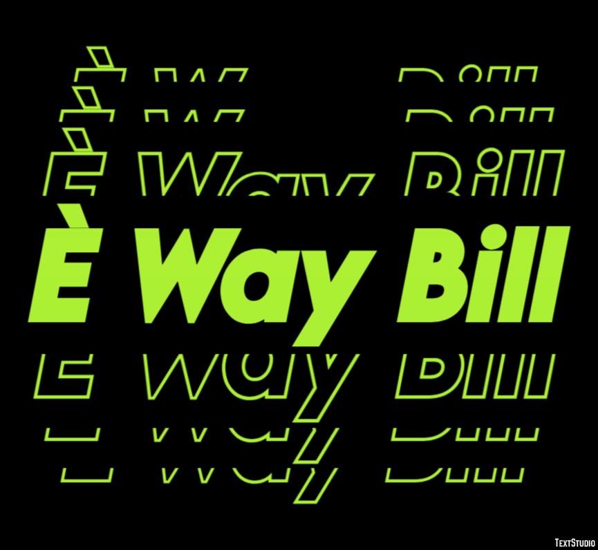 È Way Bill Effetto testo