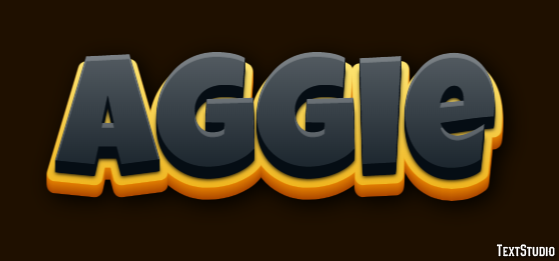 Aggie Text Effect