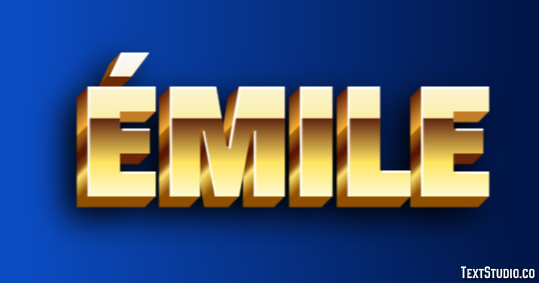 Émile Text Effect