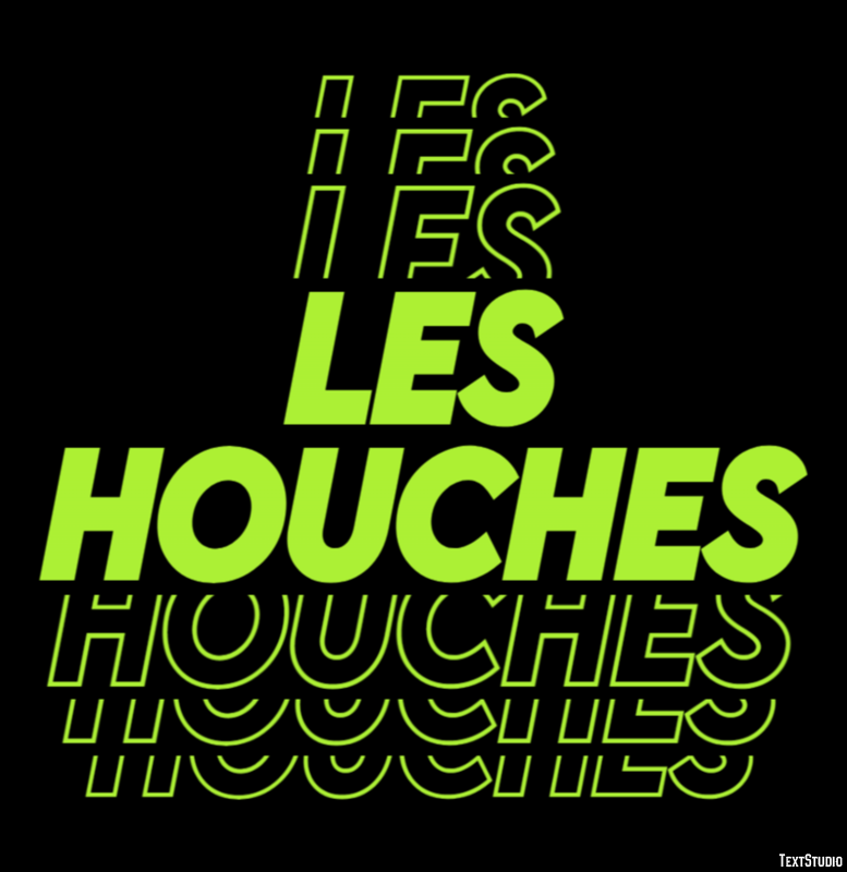 Les Houches Texteffekt