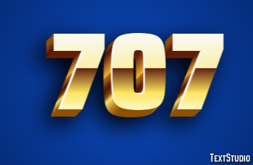 707 Text Effect