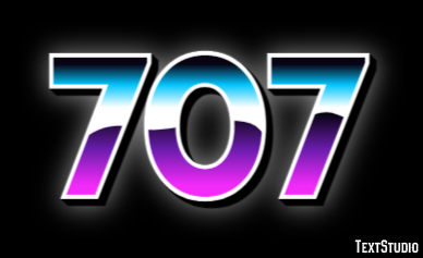 707 Text Effect