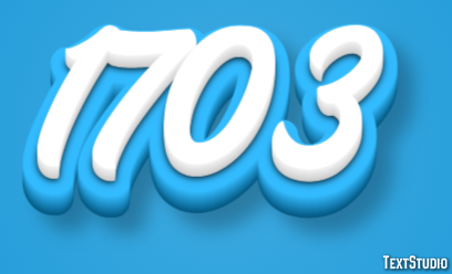1703 Efekt tekstowy