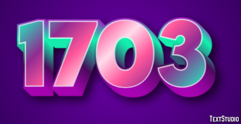 1703 Efekt tekstowy
