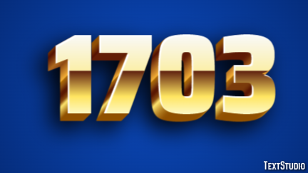 1703 Efekt tekstowy