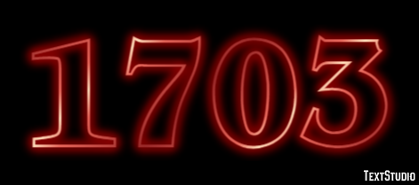 1703 Efekt tekstowy