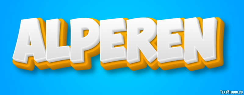 Alperen Text Effect