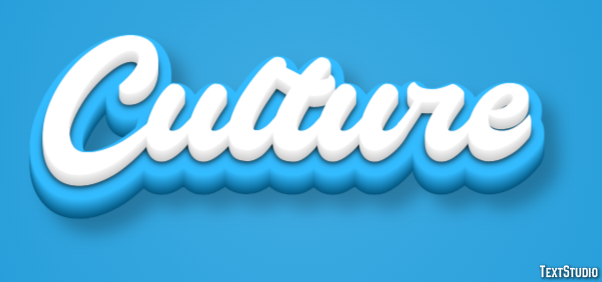 Culture Text Effect