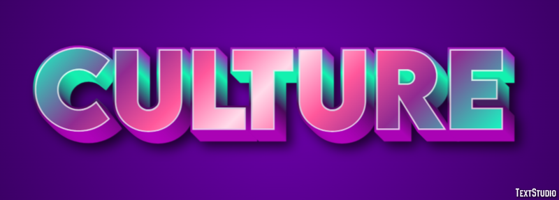 Culture Text Effect