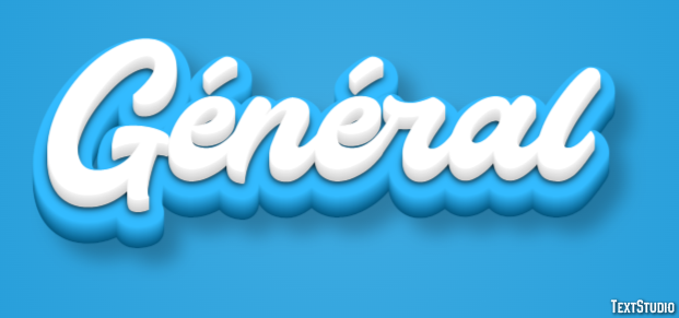 Général Effet de texte