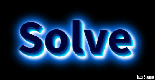 Solve Text Effect