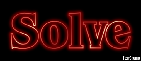 Solve Text Effect