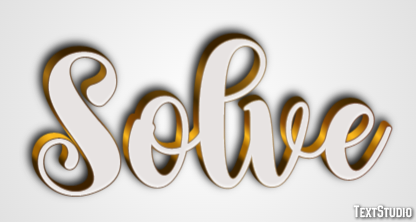 Solve Text Effect