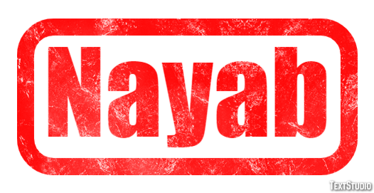 Nayab Efecto de texto