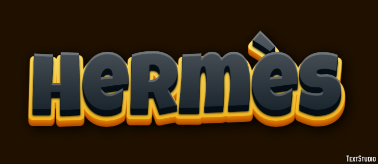 Hermès Текстовый эффект