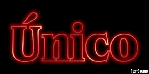 Único Efeito do texto