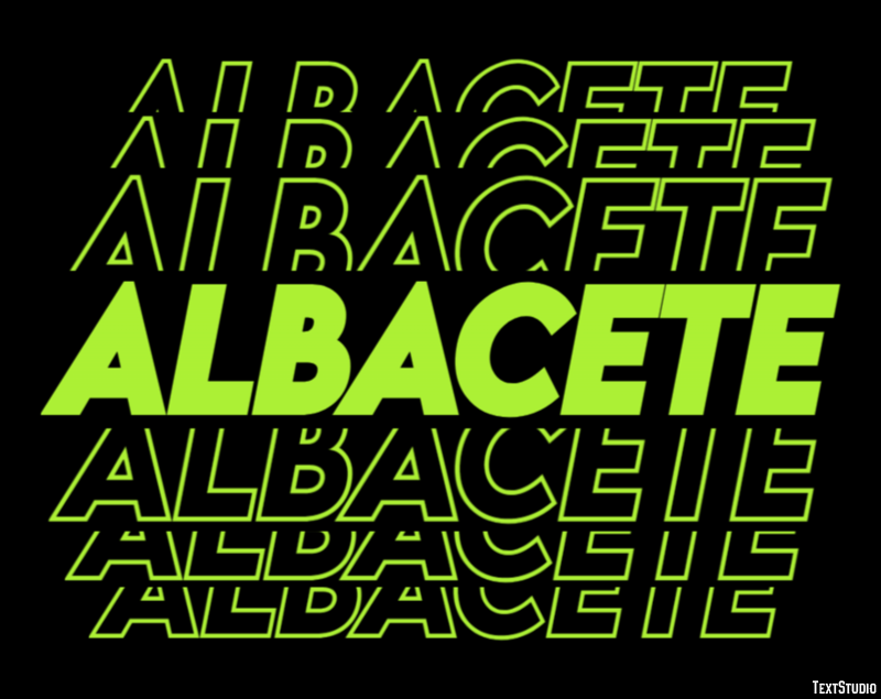 Albacete Effetto testo