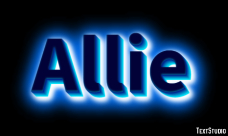 Allie Text Effect