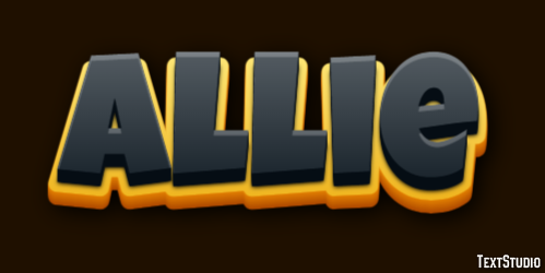 Allie Text Effect
