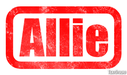 Allie Text Effect