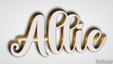 Allie Text Effect