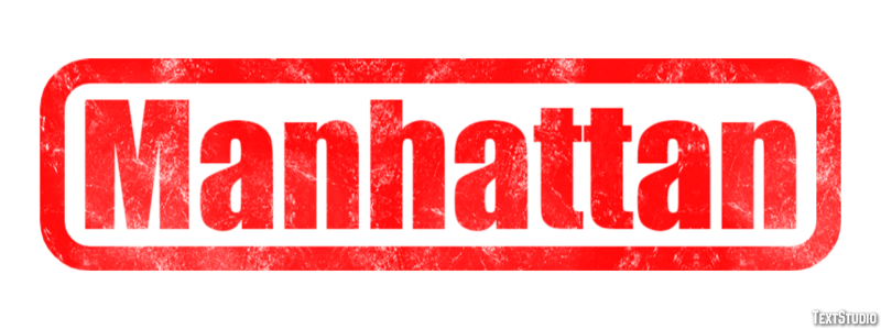Manhattan Efekt tekstowy