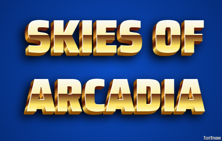 Skies of Arcadia Text Effect