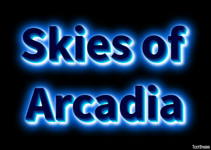 Skies of Arcadia Effetto testo