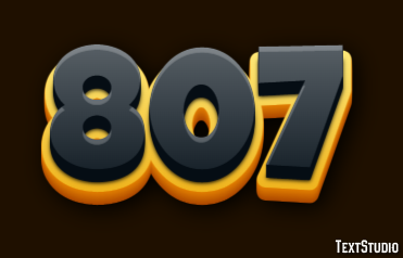 807 Text Effect