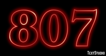 807 Text Effect