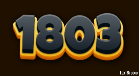 1803 Efeito de texto