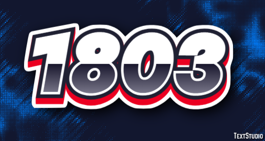 1803 Text Effect