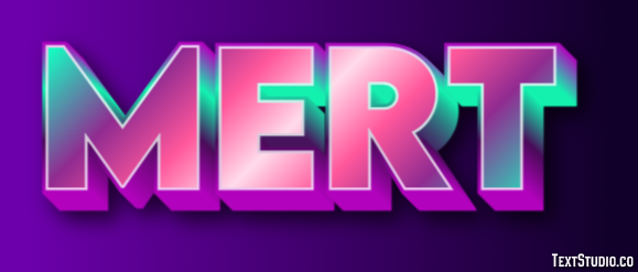 Mert Эффект текста