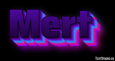 Mert Эффект текста