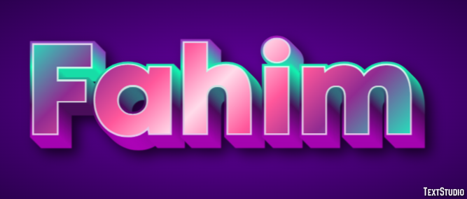 Fahim Texteffekt