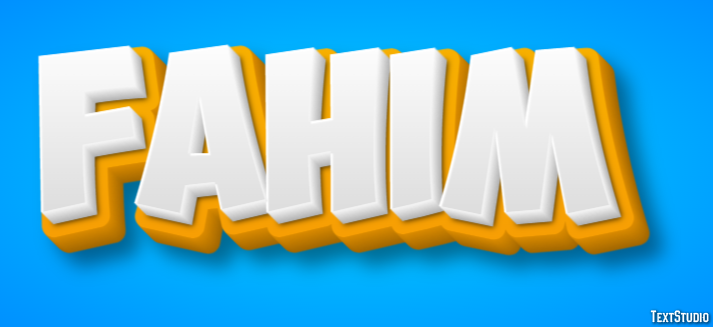 Fahim Texteffekt