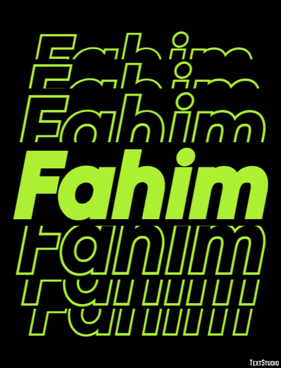 Fahim Texteffekt