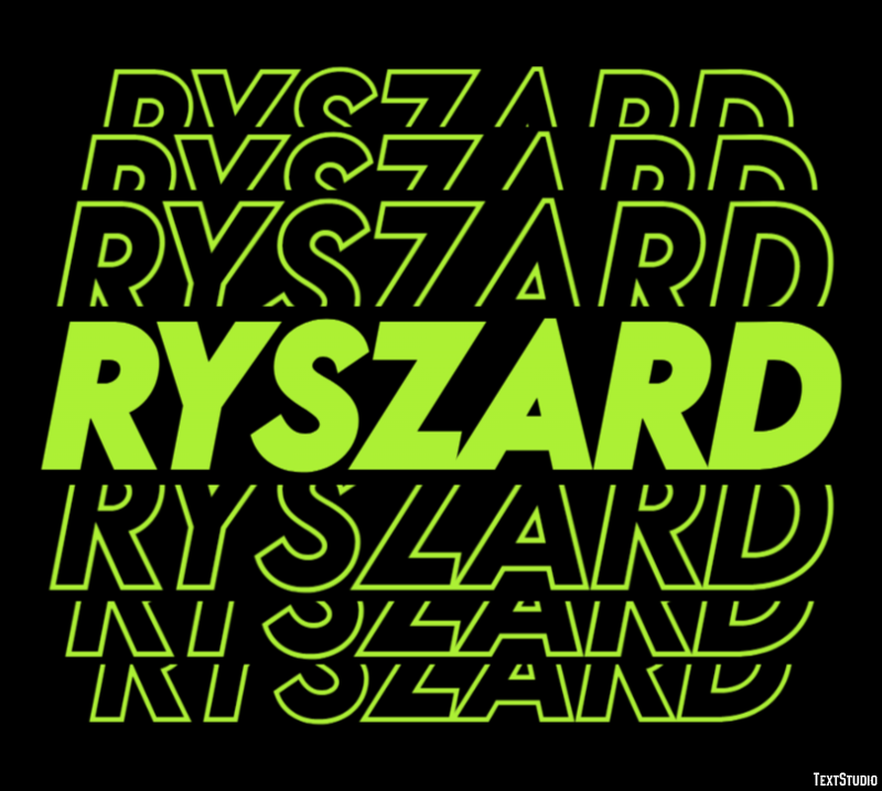 Ryszard Efekt tekstowy
