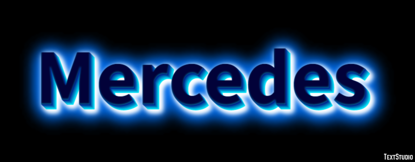 Mercedes Effet de texte