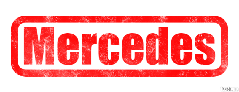 Mercedes Effet de texte