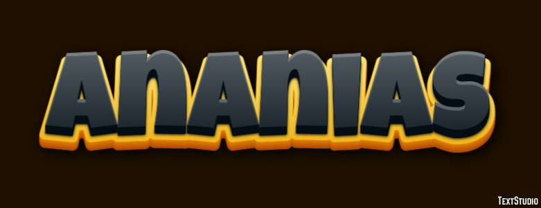 Ananias Text Effect