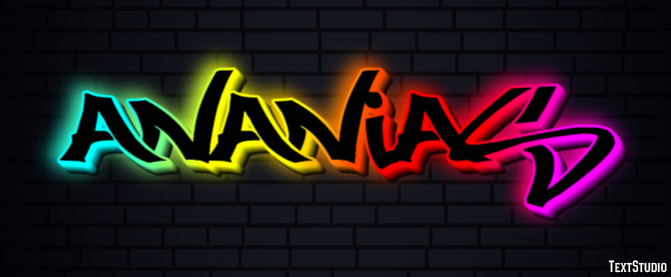 Ananias Text Effect