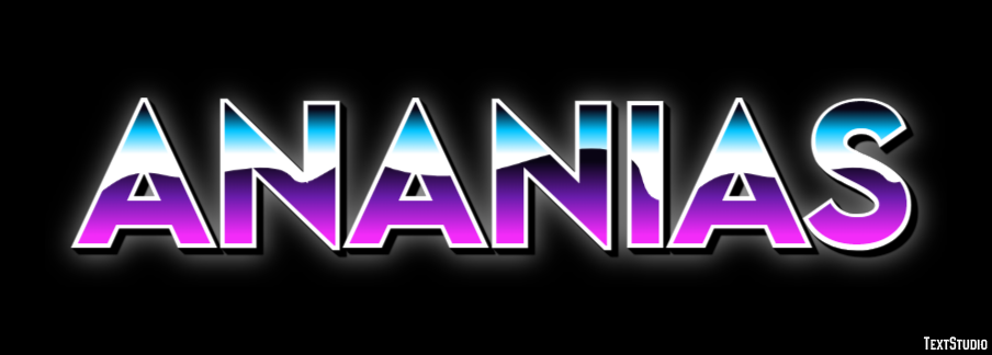 Ananias Text Effect