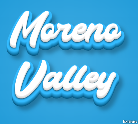 Moreno Valley Tekst Effect